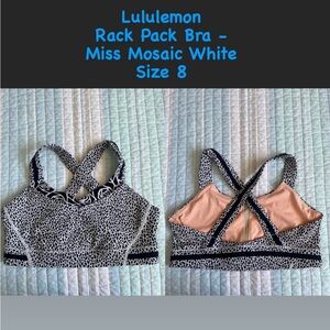 Rack Pack Miss Mosaic White Bra